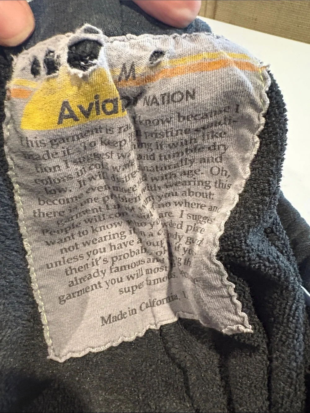 Aviator Nation - Women's Sweatpants. Rainbow Chevron Stripe Charcoal Gray Medium